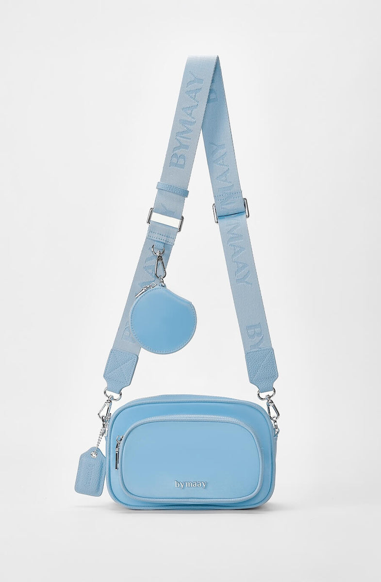 Busy Bee Crossbody- Wildflower Blue