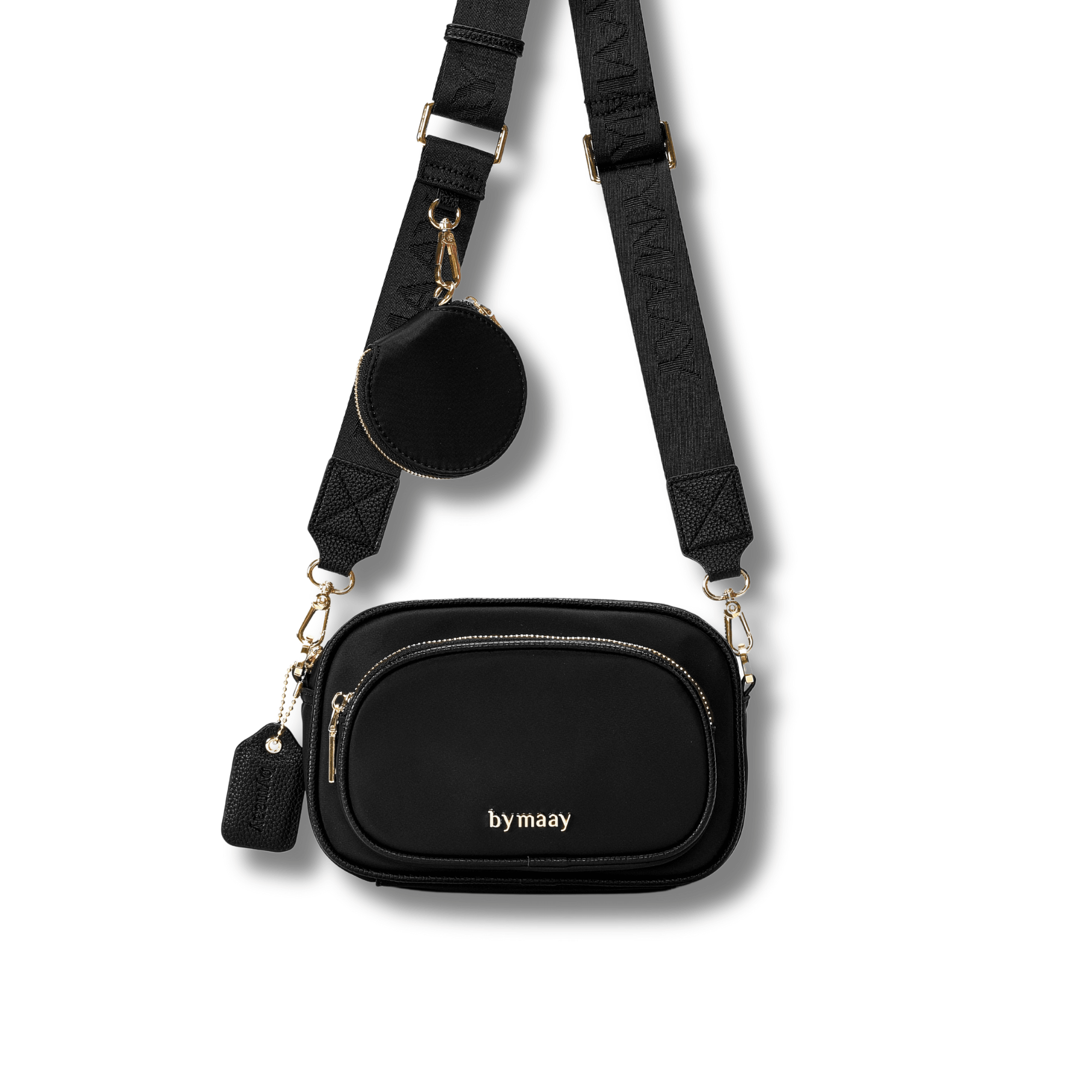 Black crossbody top shoulder bag