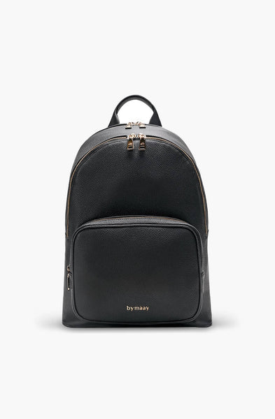 almax leather backpack Aly Leather Backpack (Gold) – bymaay