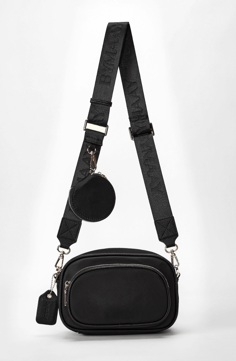 Aly Mono Black Crossbody Bag | Eco-Friendly & Minimalistic Design ...