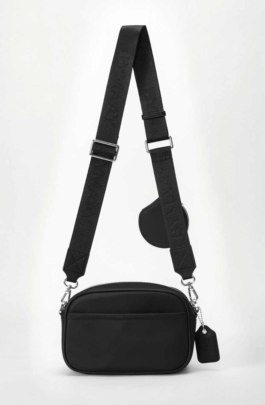 Black and silver crossbody best sale